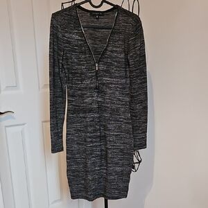 Black and Gray Women's Dress‎